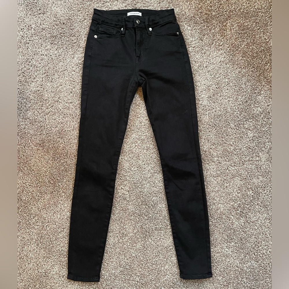 Good American Good Legs black jean
